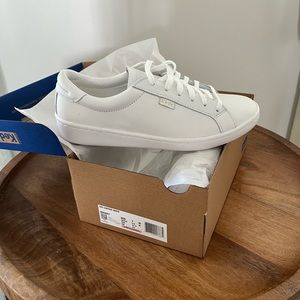 Womens Keds white leather Ace tennis shoe